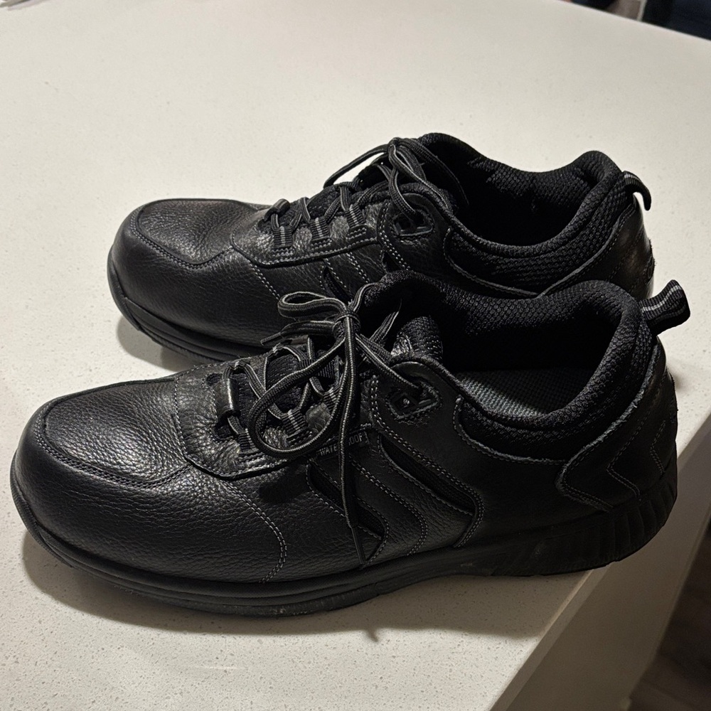 Black Leather Men's Shoes